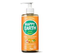 Happy Earth Jabón de Manos - Jabón con Dispensador - 100% Ingredientes Naturales & Veganos - Rosa Petitgrain - 300 ML