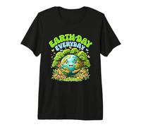 Happy EarthDay Save The Planet Kawaii Día de la Tierra Todos los días Camiseta Premium