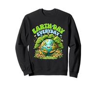 Happy EarthDay Save The Planet Kawaii Día de la Tierra Todos los días Sudadera