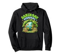 Happy EarthDay Save The Planet Kawaii Día de la Tierra Todos los días Sudadera con Capucha