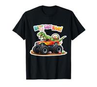 Happy East Rawr Easter Monster Truck T-Rex Huevos de dinosaurio Camiseta