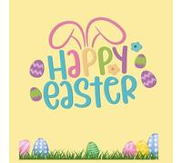 Happy Easter: A Fun & Wholesome Coloring Book for Kids: Cute Bunnies, Eggs, Chicks & Springtime Fun for Little Artists