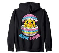 Happy Easter Block Building Ladrillo Constructor Lindo Polluelo de Pascua Sudadera con Capucha