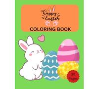 Happy Easter Bold And Easy Coloring Book For Kids