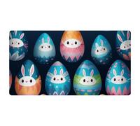 Happy Easter Bunny Easter Eggs-742 - Alfombra acolchada para pasillo de cocina, resistente a las manchas, fácil de limpiar, para fregadero de casa, oficina, 15.7 x 29.5 pulgadas