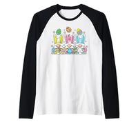 Happy Easter Bunny GNOME Egg Hunting Hunter Gnomies Bowling Camiseta Manga Raglan