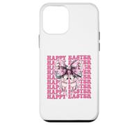 Happy Easter Bunny - Lazo de Coqueta con Lazo Rosa Carcasa para iPhone 12 Mini