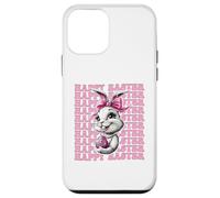 Happy Easter Bunny - Lazo de Coqueta con Lazo Rosa Carcasa para iPhone 12 Mini
