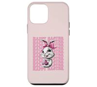 Happy Easter Bunny - Lazo de Coqueta con Lazo Rosa Carcasa para iPhone 12 Mini