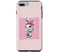 Happy Easter Bunny - Lazo de Coqueta con Lazo Rosa Carcasa para iPhone 7 Plus/8 Plus