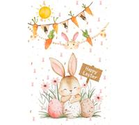 Happy Easter Bunny Notebook: A Whimsical Notebook for Easter Lovers and a Charming Notebook Full of Easter Cheer with graphic bunny. 120 papers, lined, 6" x 9"