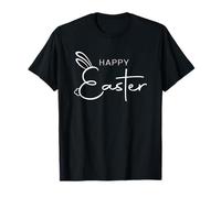 Happy Easter Bunny Spring Easter Eggs Pascua Elegante y Camiseta