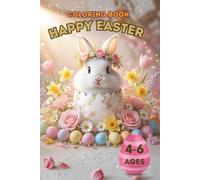 Happy Easter Coloring book for kids 4-6 ages