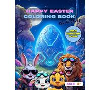 Happy Easter Coloring Book: Sci-fi Style