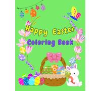 Happy Easter Coloring Page