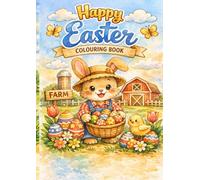 Happy Easter Colouring Book