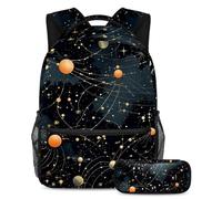 Happy Easter Day Adventure Awaits, mochila con estuche para lápices, juego de 2 piezas, perfecta para estudiantes, niños, niñas y adolescentes, Multicolor#06, B：29.4x20x40cm P：19x7.5x3.8cm, Mochilas