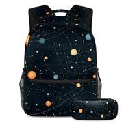 Happy Easter Day Adventure Awaits, mochila con estuche para lápices, juego de 2 piezas, perfecta para estudiantes, niños, niñas y adolescentes, Multicolor#07, B：29.4x20x40cm P：19x7.5x3.8cm, Mochilas