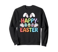 Happy Easter Day Girls Boys Easter, Funny Bunny Eggs Sudadera