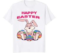 Happy Easter Eggs Hunt On Graphics Novelty Custom Gift T-Shirt, Long Sleeve, Sweatshirt, Hoodies(Medium)