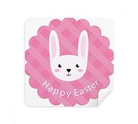 Happy Easter Festival Bunny - Gafas de limpieza para limpiar la pantalla del teléfono, tela de ante (2 unidades)