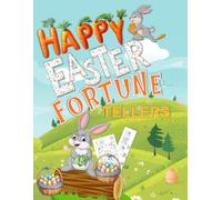 Happy Easter Fortune Teller Activity Book: A Cut, Color and Fold Origami Paper Game for Kids
