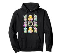 Happy Easter GNOME Graphic For Family Cute Egg Hunting Squad Sudadera con Capucha