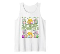 Happy Easter GNOME Graphic I Just Freaking Love Gnomes Camiseta sin Mangas
