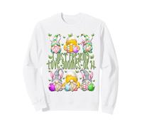 Happy Easter GNOME Graphic I Just Freaking Love Gnomes Sudadera