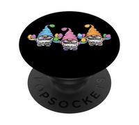 Happy Easter GNOME Lover Egg Hunting Hunter Funny Gnomies PopSockets PopGrip Adhesivo
