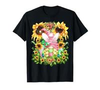 Happy Easter GNOME Mom For Just A Girl Who Loves Sunflower Camiseta