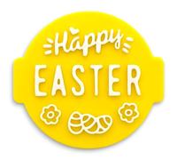 Happy Easter HE19 - Sello para fondant, glaseado, cupcakes, decoración