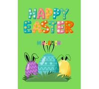 Happy Easter: Malbuch