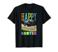 Happy Easter Monster Truck Cool Digger Niños Niños Niños Camiseta