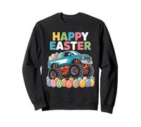 Happy Easter Monster Truck Huevos Decorados para Niños Sudadera