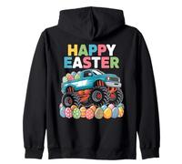 Happy Easter Monster Truck Huevos Decorados para Niños Sudadera con Capucha