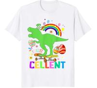 Happy Easter T Rex Dinosaur Eggs Cellent Bunny Egg Kids Boys Custom Gift T-Shirt, Long Sleeve, Sweatshirt, Hoodies(X-Large)