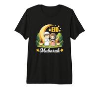 Happy Eid Mubarak Niños Niñas Niños Eid Al Fitr Eid Al Adha Camiseta Premium