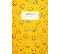 Happy Emoji Notebook | Fun Smiley Face Journal for Kids, School & Notes: Bright and cheerful notebook with smiley emoji design - 110-page squared notebook, 6x9 format, matte cover