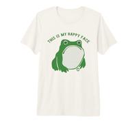 Happy Face Frog Camiseta Premium