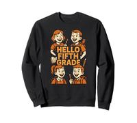 Happy Face Hola Quinto Grado Lindas Mujeres De Regreso A La Escuela Sudadera