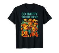 Happy Face So Happy You're Here Linde Women's Back to School Camiseta