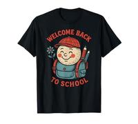 Happy Face Welcome Back To School - Lindo traje de profesor para mujer Camiseta