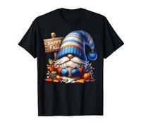 Happy Fall Coffee GNOME with Hot Cocoa Mug and Autumn Vibes Camiseta