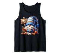 Happy Fall Coffee GNOME with Hot Cocoa Mug and Autumn Vibes Camiseta sin Mangas