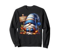 Happy Fall Coffee GNOME with Hot Cocoa Mug and Autumn Vibes Sudadera
