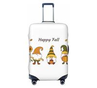 Happy Fall - Fundas de equipaje de viaje - Fundas elásticas para maletas de 18 a 32 pulgadas, Negro -, X-large