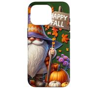 Happy Fall GNOME with Farm Fresh Pumpkins and Autumn Vibes Carcasa para iPhone 16 Pro