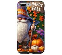 Happy Fall GNOME with Farm Fresh Pumpkins and Autumn Vibes Carcasa para iPhone 7 Plus/8 Plus