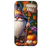 Happy Fall GNOME with Farm Fresh Pumpkins and Autumn Vibes Carcasa para iPhone XR